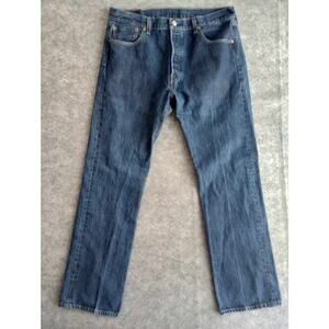 Wrangler Relaxed Straight Jeans Mens Size 36 X 29 Demim Comfort Medium Wash